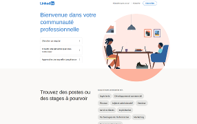Réseau social LinkedIn.